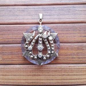 VSA Designs Crystal Allah Charm